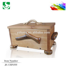 JS-URN555 wholesale solid wooden urn made in China
